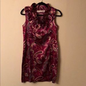 “Tracy Negoshian” silk dress